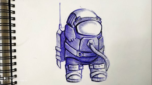 Рисунки для срисовки АМОНГАС