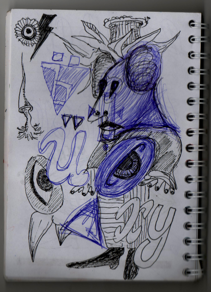 Красивые рисунки ручкой в тетради