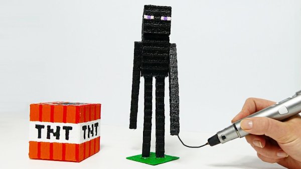 3д ЭНДЕРМЕН 3д ручкой