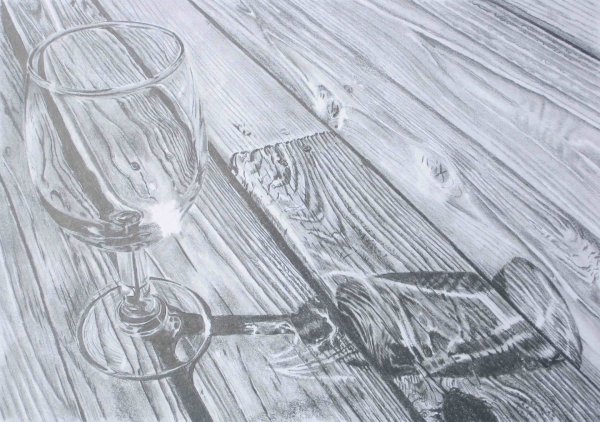 Натюрморт из деревянных предметов