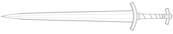 Меч шаблон