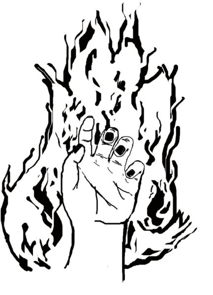 Огонь набросок