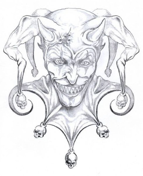 Эскизы тату чертенок