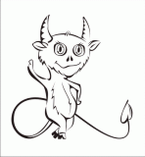 Чёрт рисунок