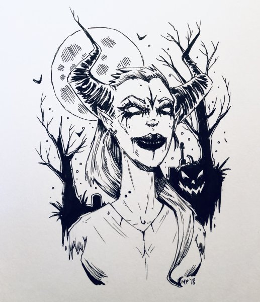 Демон для срисовки