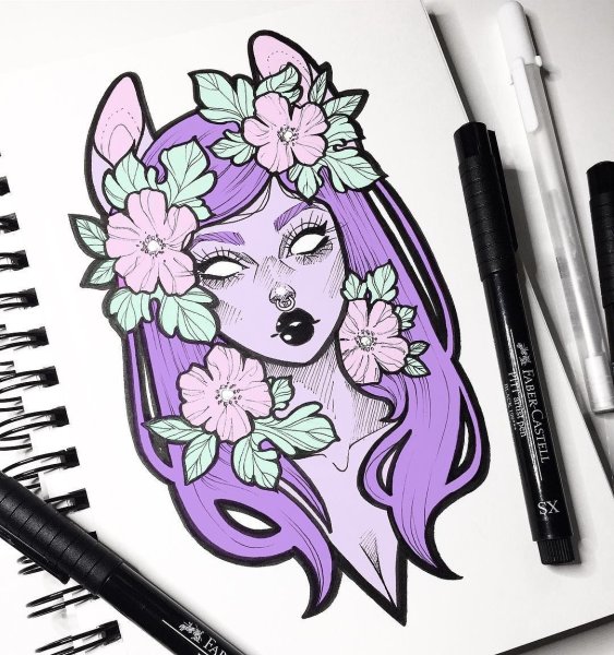 Скетчи цветные