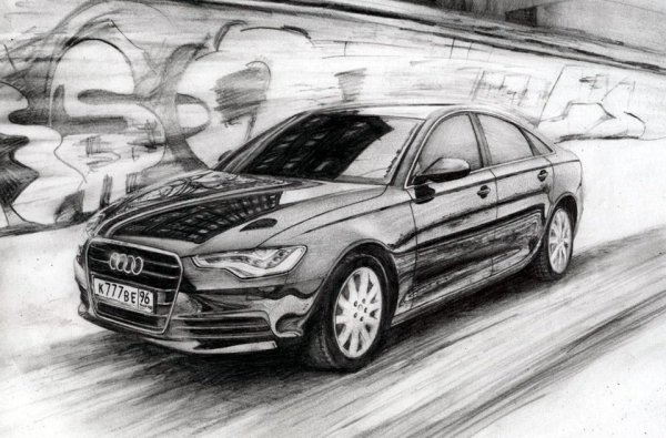 Audi a4 Crayon