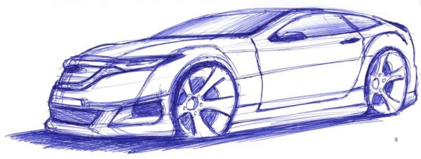 Рисунки для срисовки машины лёгкие