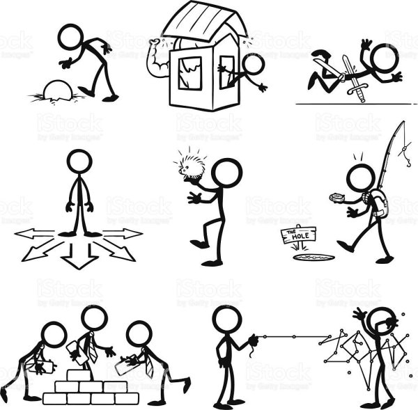 Векторные рисунки человечков