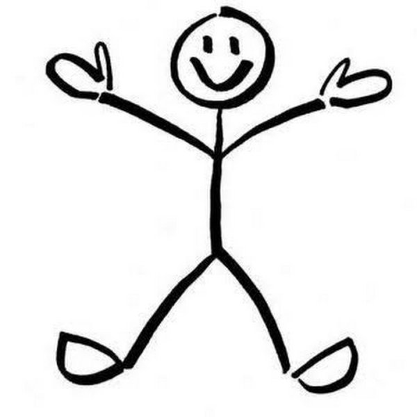 Человечек рисунок
