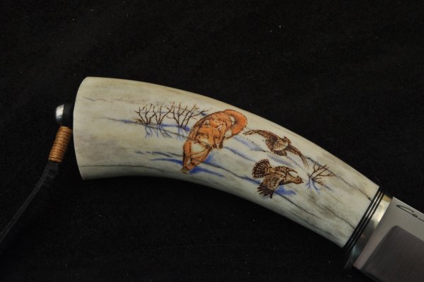 Украшение рукояти ножа