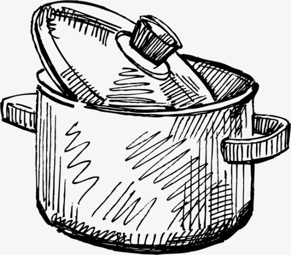 Набросок кастрюли