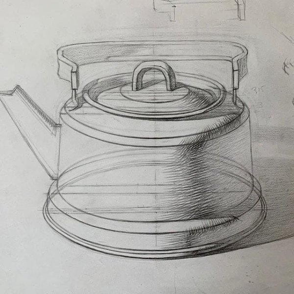 Зарисовки бытовых предметов