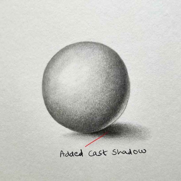 Рисунок шара в графическом стиле