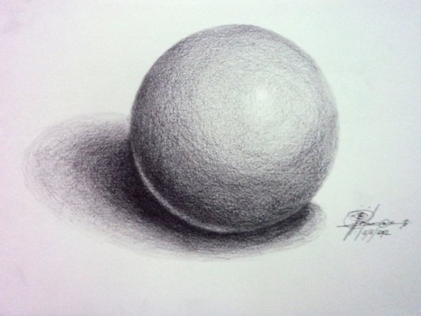 Штрих на шаре