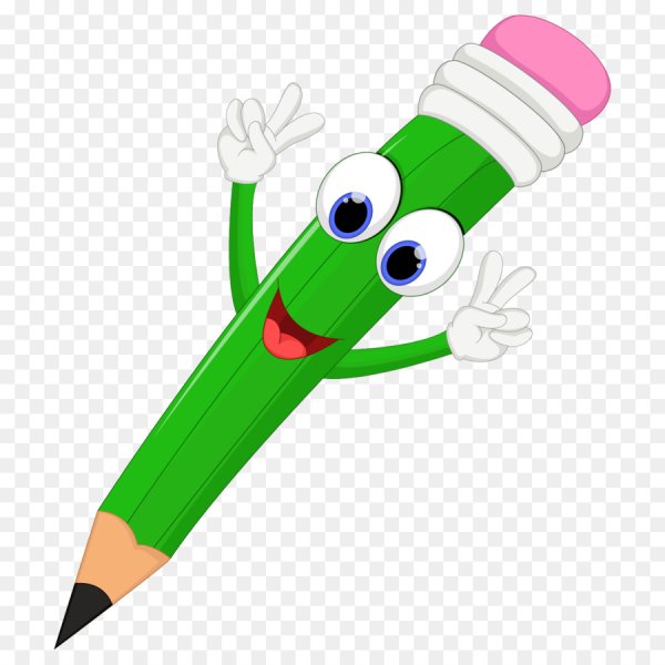 Карандаш с глазками