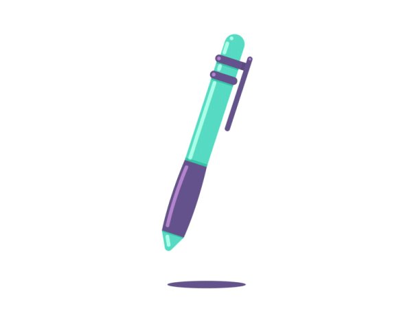 Анимационная ручка шариковая