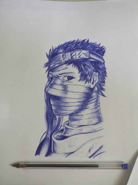 Забуза Момочи карандашом