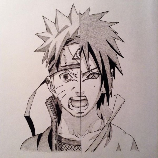 Наруто набросок