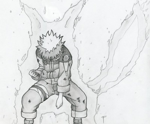 Сложные рисунки Наруто