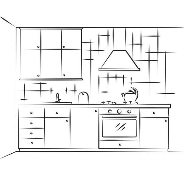 Графическое изображение кухни