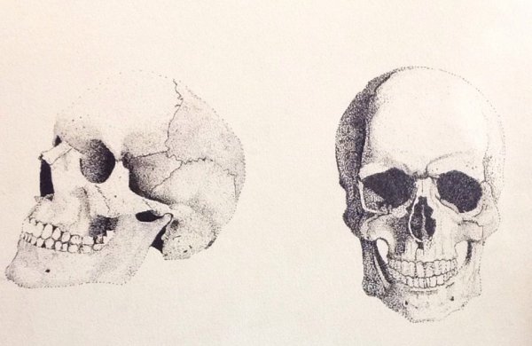 Ручка «череп»