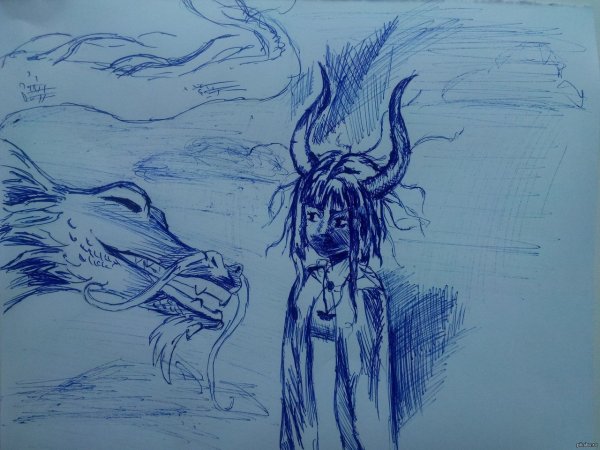 Рисунки ручкой