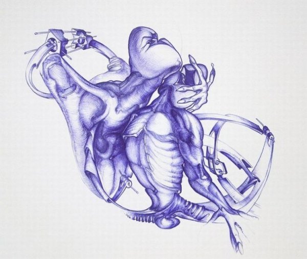 Фантастика синей ручкой