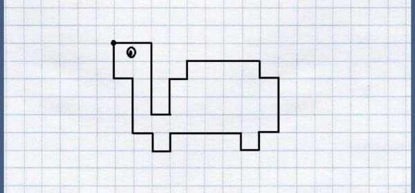 Графический диктант черепаха