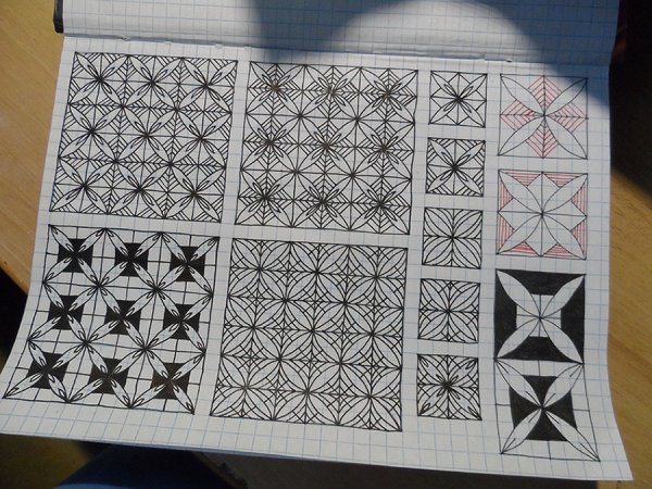 Орнамент на бумаге