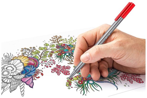 Рисование цветными ручками