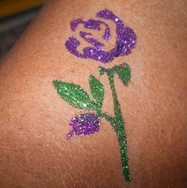 Рисунки блестящими фломастерами