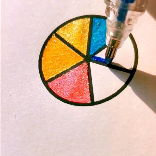 Цветные ручки для рисования гелевые