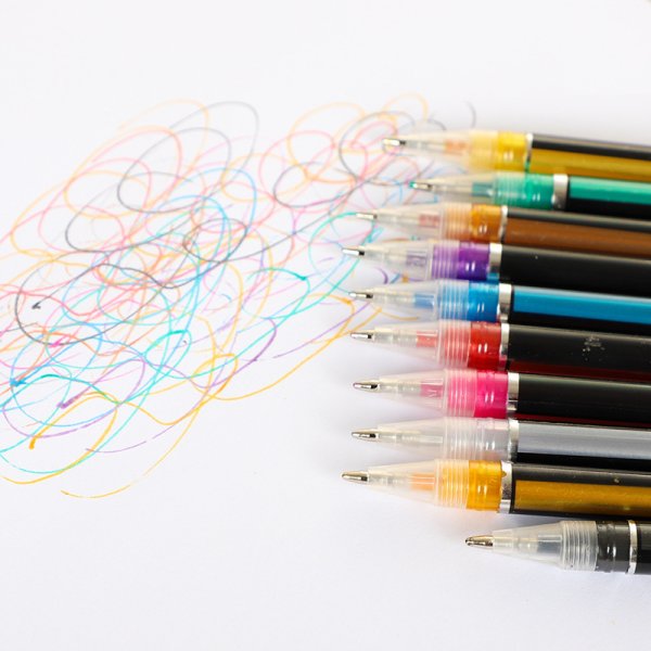 Блестящие гелевые ручки