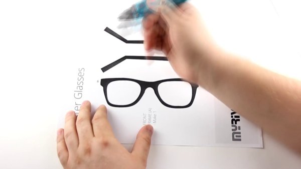 Очки 3д ручкой