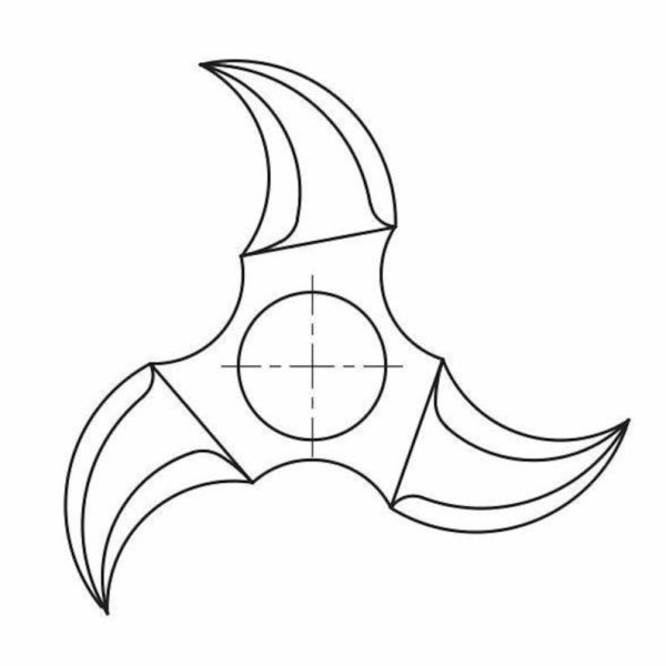 Спиннер раскраска