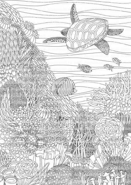 Подводный мир в графике