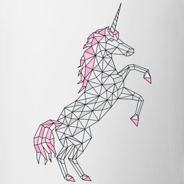 Лошадь геометрическими фигурами
