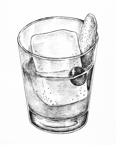 Коктейль карандашом