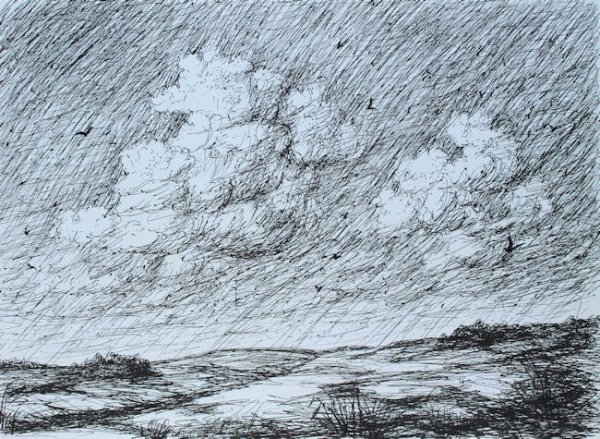 Облака тушью