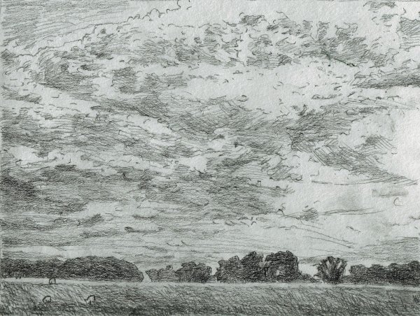 Зарисовка облаков