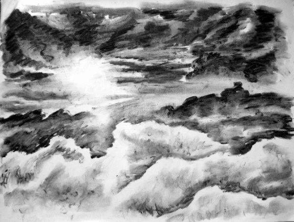 Облака набросок