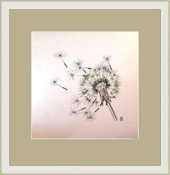 Одуванчик линером