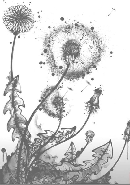 Стилизованные цветы