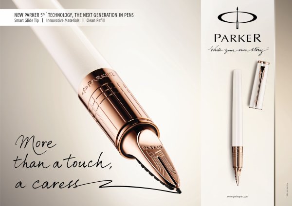 Ручка Паркер реклама