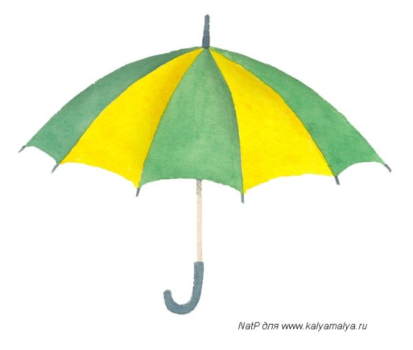 Зонтик с разных ракурсов