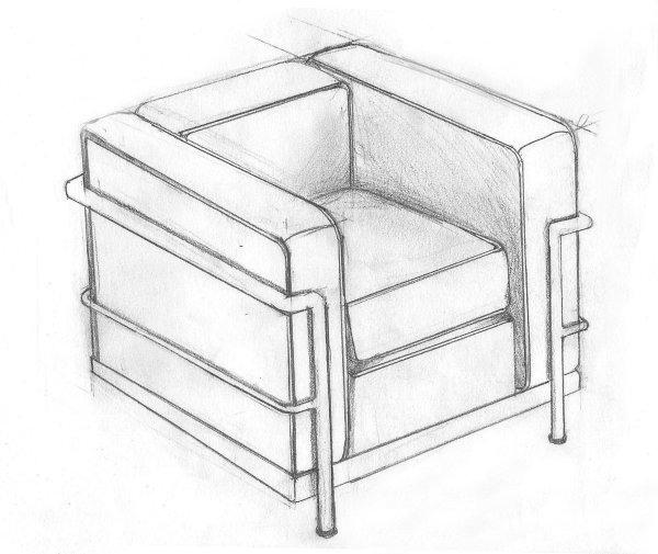 Диван рисунок