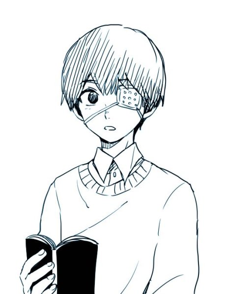 Канеки Кен для срисовки