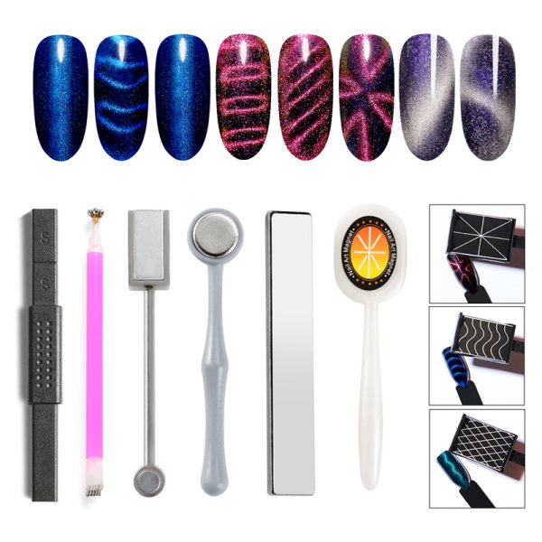 Магнит для гель-лаков с эффектом кошачий глаз ручка ing00059