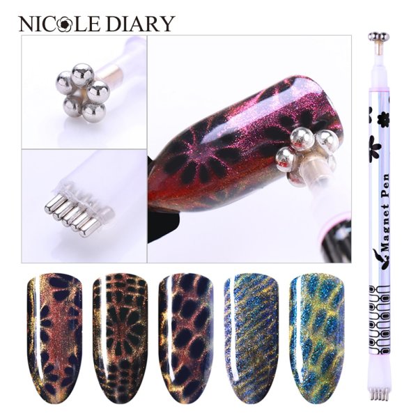 Магнитная ручка для гель-лака "кошачий глаз"